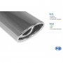 copy of Silent rear duplex stainless steel 1x115x85mm type 32 for MERCEDES ML 270 CDI TYPE W163