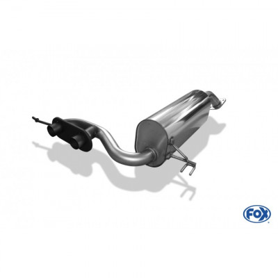 copy of Silent stainless steel rear on original output for HYUNDAI VELOSTER