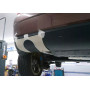 copy of Silent rear duplex stainless steel 1x160x80mm type 53 for VOLKSWAGEN T5/T6 4-MOTION