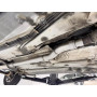 copy of Silent rear duplex stainless steel 1x160x80mm type 53 for VOLKSWAGEN T5/T6 4-MOTION