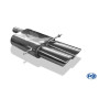 copy of Silent rear duplex stainless steel 1x160x80mm type 53 for VOLKSWAGEN T5/T6 4-MOTION