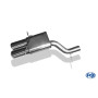 copy of Silent rear duplex stainless steel 1x160x80mm type 53 for VOLKSWAGEN T5/T6 4-MOTION