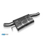 copy of Silent rear duplex stainless steel 1x160x80mm type 53 for VOLKSWAGEN T5/T6 4-MOTION