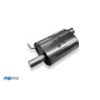 copy of Silent rear duplex stainless steel 1x160x80mm type 53 for VOLKSWAGEN T5/T6 4-MOTION