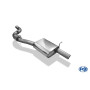 copy of Silent rear duplex stainless steel 1x160x80mm type 53 for VOLKSWAGEN T5/T6 4-MOTION