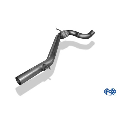 Tube de remplacement de silencieux avant inox noir pour AUDI A3 SPORTBACK QUATTRO TYPE 8V FACELIFT