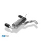 copy of Silent rear duplex stainless steel 1x100mm type 25 for JEEP WRANGLER IV TYPE JK