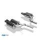 Silencieux arrière duplex sport inox 2x80mm type 13 pour BMW M5 TYPE E60