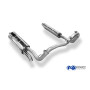 copy of Silent rear "sidepipe" stainless steel 2x80mm type 14 for MERCEDES CLASSE G500 TYPE 463