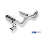 copy of Silent rear "sidepipe" stainless steel 2x80mm type 14 for MERCEDES CLASSE G500 TYPE 463