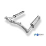 CATBACK - Silencieux arrière "sidepipe" inox 2x70mm type 14 + silencieux avant pour MERCEDES G500 TYPE 463 (2004-)